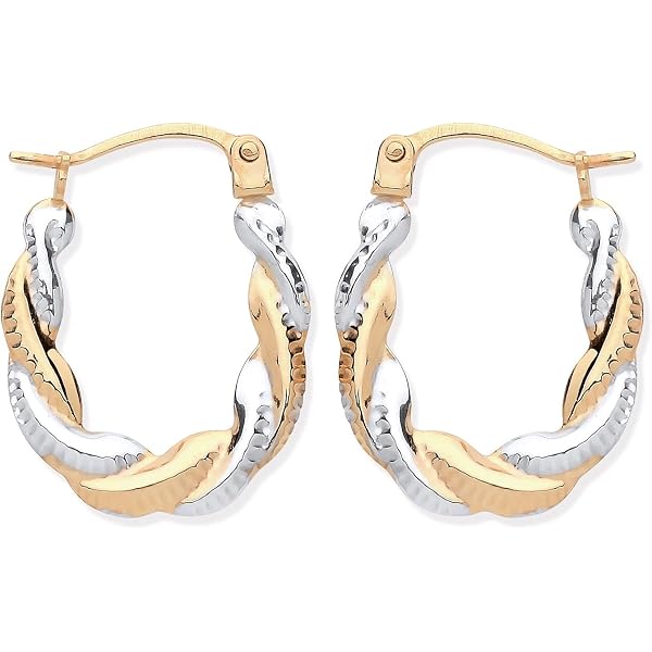 Boucles d'oreilles papillon - créoles - Or jaune 9ct Boucles d'oreilles papillon - créoles - Or jaune 9ct