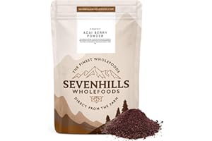 Sevenhills Wholefoods Organic Raw Acai Berry Powder, Freeze-Dried, from Brazil 100g