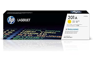 HP CF402A 201A Original LaserJet Toner Cartridge, Yellow, Single Pack, Standard