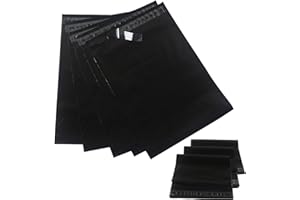 newlng Buste per Spedizioni in Plastica Imballaggio Sacchetti per Spedizioni Vinted Autoadesive Impermeabile e Antistrappo 30 * 40cm 30pezzo nero (Disponibile in Varie Misure)