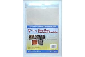 Stix2 Clear Heat Resistant Acetate Sheets, A4, pk of 5