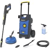 Michelin MPX19ELP 1900 Watt 140 Bar Professional Pressure Washer + Floor and Car Wash Brush