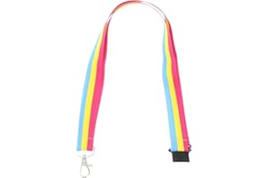 Zac's Alter Ego Pansexual Accessories - Flag Bracelet Badge Face Paint Lanyard Whistle Glasses Sweat Set Belt Bandana