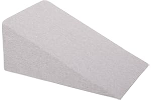 Petsona Dogs Ramp For Bed Or Sofa, Foam Steps For Dogs And Cars, Pet Soft Ladder, Removable And Washable Cover, Light Grey