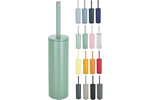 Spirella ESCOBILLA DE BAÑO con Soporte DE Acero Inoxidable Akira Verde Mate