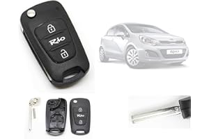 Kia Rio ersättning för 2/3 knappar fjärrnyckel FOB-skal/fodral