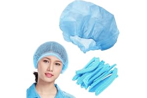 CRLLDPM 20 gorros de ducha desechables no tejidos, elásticos, antipolvo, para médicos, laboratorios, enfermeras, tatuajes, hospital