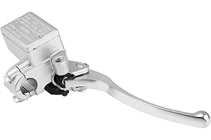 mumisuto Motorcycle Master Cylinder,7/8" 22mm Motorcycle Front Right Hydraulic Brake Clutch Lever Master Cylinder for YFZ450 YFM (White)