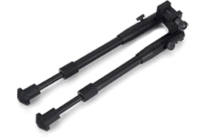 WEIPAI tongzhou Einstellbares Gewehr Zweibein-6 '' - 9 '' Einstellbare Taktische Federr¨¹ckstellung Zweibein schwenkbare Halterung f¨¹r die Gewehrjagd