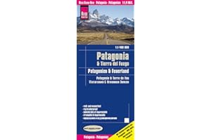 Reise Know-How Landkarte Patagonien, Feuerland / Patagonia, Tierra del Fuego (1:1.400.000): reiß- und wasserfest (world mapping project)