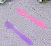 100PCS 3.14" 8cm Plastic Spatulas Spoon Makeup Cosmetic Mask Frosted Tip Spatula Skin Care Facial Cream Spatula for Mixing and Sampling Beauty Products (Purple)