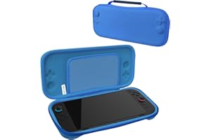 Hermitshell Hard Travel Case für Nintendo Switch 2 Controller (Nur Fall) (Größe: Klein/Groß) (blau, Klein)
