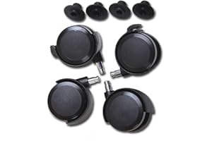 babybay Jeu de roulettes parquet / rouleaux adapté à tous les modèles babybay I du lit d'appoint au berceau, noir