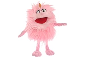 Living Puppets Monster to go Klein W854 - Bonsche in tessuto, misura unica, 26 cm, colore: Rosa