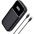 Power Bank 20000mah, PD 100w Batteria Esterna Notebook a Ricarica Rapida,Design Unico Della Custodia Traslucida,Compatibile c