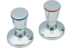 WASSERGERÄTE Wasser-Geräte Ventil-Aufputzset, Ventilset für Blöcke und Stränge, Aufputzventil 70 mm, Ventilset Montageblock, Kalt/Warm Wasser