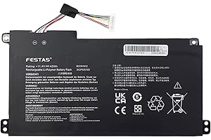 FESTAS B31N1912 C31N1912 Batterie Compatible avec ASUS VivoBook 14 E410 E410M E410MA E410MAB L410 L410M L410MA E510 E510M E510MA E510KA L510 L510M L510MA F414 F414MA R522MA Ordinateur PC Portable
