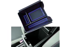 Z.MYUKI Duster 3 ripiani per console centrale Dacia Duster 3 2024 – 2025 2026, accessori per bracciolo, organizer (senza freno a mano, blu)