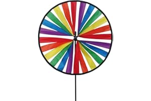 CIM Windspiel - Magic Wheel Runner 28 Rainbow - Durchmesser: 28cm - UV-beständig und Wetterfest - Vielseitige Haus und Gartendekoration