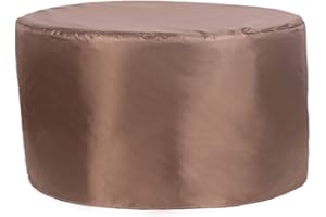 DKLE Housse De Meuble Housse Salon De Jardin Imperméable 130x71cm, Housse De Protection pour Table De Jardin Ronde, Bache Table Jardin 420D, Étanche Housses Meuble Exterieur