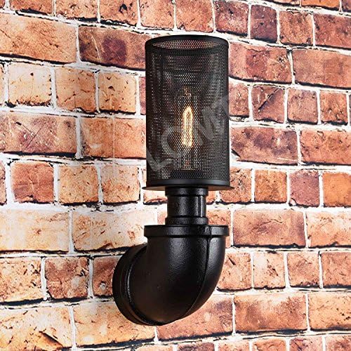 Industrial Vintage Wall Light, Round Pipe Wall Lamp, Create The Perfect Ambiance for Bar Restaurant Coffee Shop and Home Use with Our Steampunk Sconce