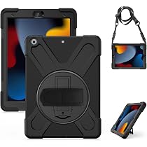 Étui Étanche IP68 Pour IPad 10.2" (7e/8e/9e Génération) - Protection Intégrale Antichoc, Avec Porte-Crayon Et Support - Modèles A2197/A2198/A2200 - 12