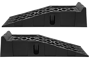 JOLRE 7T Heavy Duty Autorampe, Piattaforme di accesso per auto, rampe di sollevamento e carico, rampe in plastica auto, stabilizzatore per pneumatici auto, stabilizzazione antiscivolo, coppia.