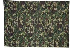 OKJHFD Telo per Tenda da Campeggio Impermeabile, Camouflage Outdoor Portatile Leggero Tappetino Antipioggia Telo per Tenda da Pioggia Riparo da Spiaggia Coperta da Picnic Tappetino Telo(2x2m)