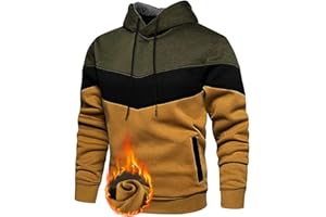 Rave on Friday Felpa Uomo con Cappuccio Unisex Felpe Patchwork Manica Lunga Colori a Contrasto Hoodies Sweatshirt Pullover Tops S-4XL