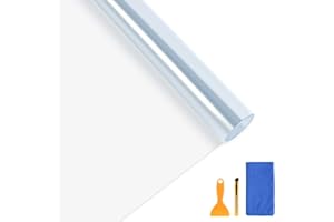 DiULi Pellicola Adhesiva per Auto, Moto, Bici 30x152 cm - con 1 Raschietti in Plastica, 1 Taglierino (Colore Casual) + 1 Asciugamano, Trasparente, Autoadesiva, Protettiva per Vernice - 1