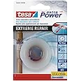tesa 56064-00006-00 TE56064-00006-00 Cinta de reparación autosoldante Extreme Repair x transparente, Standard, 2,5m:19mm