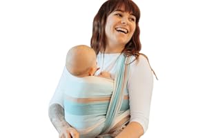 Hoppediz gewebtes Baby-Tragetuch ab Geburt, Neugeboren bis Kleinkind, Brest 4,60 m