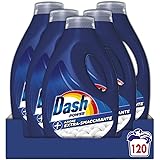 Dash Power Detersivo Lavatrice Liquido, 120 Lavaggi (5x24), Azione Extra Smacchiante, Extra Efficacia Nel Rimuovere Le Macchi
