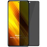 Microsonic Xiaomi Poco X3 Pro Privacy 5D Gizlilik Filtreli Cam Ekran Koruyucu Siyah [Poco X3 Pro ile Uyumlu Ekran Koruyucu]