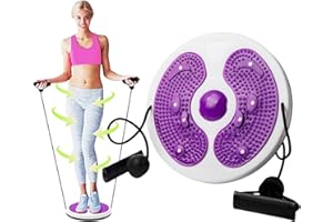 NOVAWELL Waist Whisper Waist Trainer for Weight Loss,Twister Exercise for Waist，Fat Burners for Women Weight Loss,Waist Sculptor Machine Twister with Foot Massage,Home Gym Equipment
