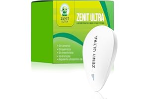 Repelente Ultrasonico Mosquitos Antimosquitos Electrico | Ahuyentador para Cucarachas Ratas Ratones Chinches Plagas| Control Profesional de Hormigas | Enchufe Electronico 1 Ud ZENIT ULTRA