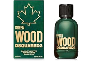 DSQUARED2 Profumo Per Uomo, Linea Green Wood, Fragranza A Base Di Legno - Spray, Formato Da 50 ml