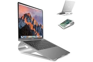 TAIFU Supporto per PC Portatile, Alluminio Supporto per Laptop per Supporto PC Portatile per MacBook PRO/Air Apple dell HP, Lenovo 10"-15" Notebook e Tablet