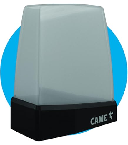 WallMall - Lampeggiante Universale A Led 3W Da 12V A 265V AC/DC Con Antenna Integrata Per Cancello Automatico Sbarre Garage Esterno Protezione IP54 - Foto 2