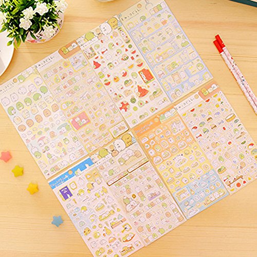 Blue Vessel 5 PCS Kreative Niedlichen Kaninchen Fett Papier Notebook Marker Label Notizblock Haftnotizen - 5