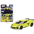 Truescale Miniatures True Scale Model Car Compatible for 2023 Chevrolet Corvette Z06 Accelerate Yellow 1/64 Diecast Model Car MGT00441