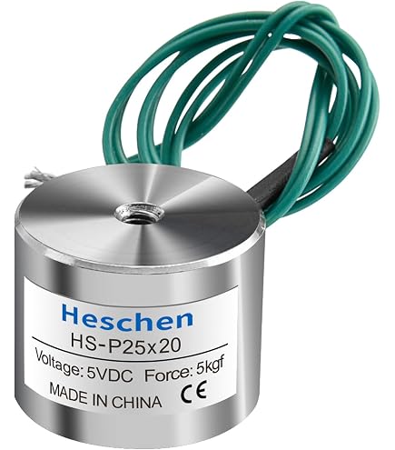 sourcingap Aiant de Levage Électrique 12V 18.5N, Électro-Aiant, Solénoïde, aintien de Levage