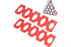 Zhujiehigh Silikonowy składany stojak na butelki, 2 sztuki, stojak na butelki, piwo, napoje, wino, puszki, do układania w stos