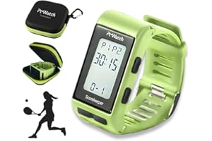 PT WATCH Reloj Contador de Puntos para Pádel y Tenis – Reloj Deportivo con Cronómetro y Alarma – Accesorios Padel Scorekeeper para Muñeca, Resistente al Agua