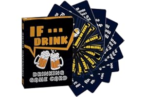HAMKU Beer Game Giochi Carte da Bere per Feste Adulti Serate Amici Beer Pong Oktoberfest Gioco Alcolico Divertente Carta Tavolo Party Gioco Inglese（Inglese）
