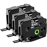 Nastro per Etichette Markurlife Compatibile In sostituzione di Brother TZe-335 TZ 335 TZe TZ Tape 12mm per Brother P Touch D4