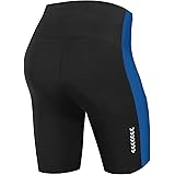 NOOYME Pantaloncini da Ciclismo da Donna Pantaloncini Intima Bici Sportivi con 4D Gel Imbottiti Asciugatura Rapida Elastici p