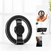 MagSafe ile Uyumlu Telefon Tutucu Ring Stand 360&deg; D&ouml;ner Stres &Ccedil;arkı Manyetik Telefon Halkası Katlanabilir Stand