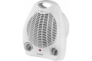 Eurom vK 2002 - Radiateur soufflant 2000 Watt - 3 niveaux thermostat réglable