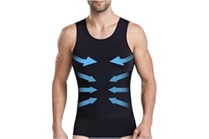Casey Kevin Compression Vest for Men Slimming Body Shaper Undershirts